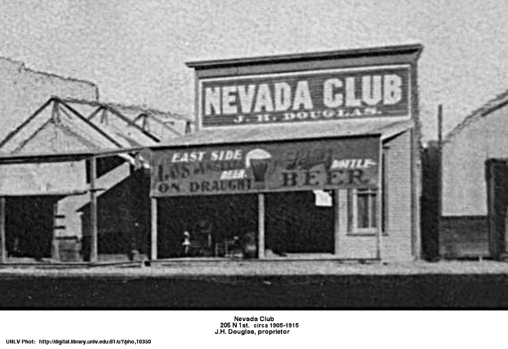 Nevada Club in Block 16 circa 1905 -1915